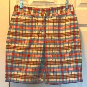 Plaid Bermuda Shorts